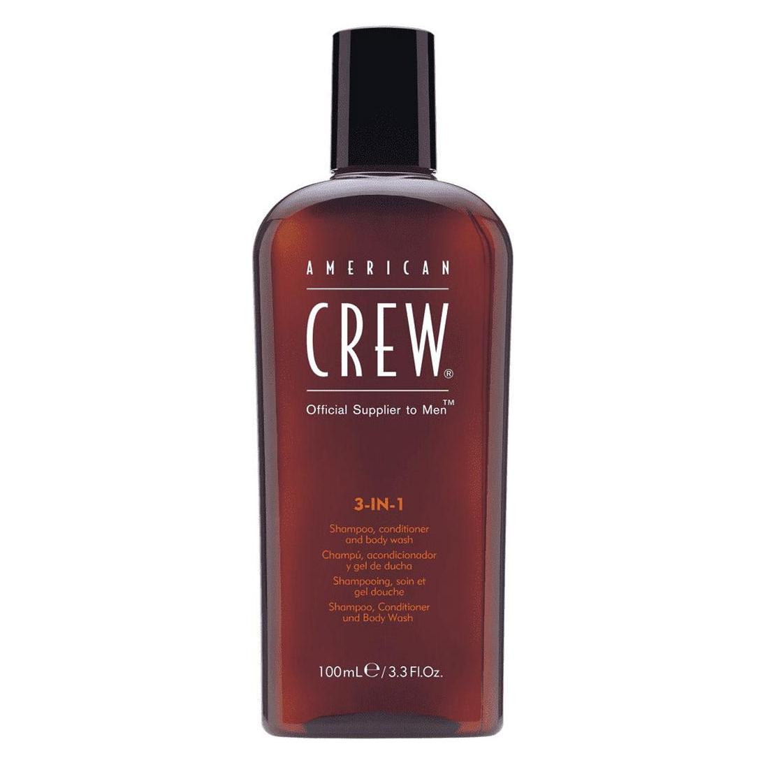 American Crew Classic 3-IN-1 3.3 fl Travel Size (Flüssiges Shampoo, 100 ml) (Ac739)
