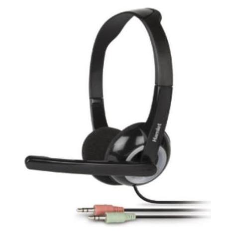 Hamlet Smart Headset Computer-Headset mit einstellbarem Mikrofon 3,5 mm Klinkenanschluss (Kabelgebunden) (HHEADMJK)