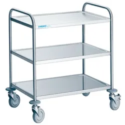 CHROMOnorm servıerwagen mıt 3 borde  900mm600mm950mm