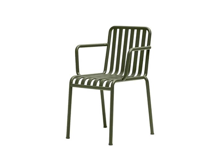 HAY Chaise Palissade avec accoudoirs Olive