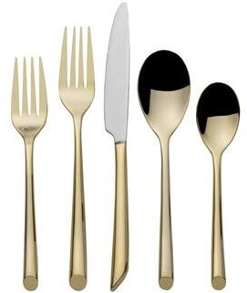 Towle Living 24k Gold Wave 20-Piece Flatware Set