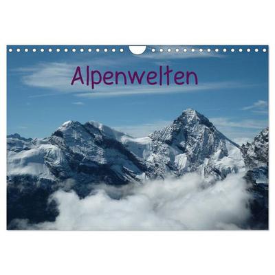 Alpenwelten (Wandkalender 2026 DIN A4 quer), CALVENDO Monatskalender