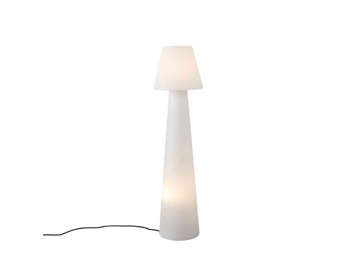 Lampadaire design d'extérieur blanc IP44 - Katrijn