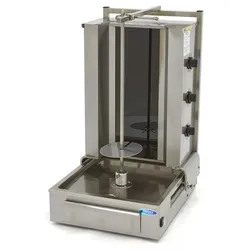 Maxima Kebab Grill - 3 Brenner - 40 kg Fleisch - elektrisch