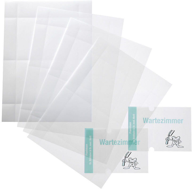 Ersatzfolien für CRYSTAL SIGN, VE 30 Stk, HxB 148 x 148 mm DURABLE