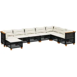 vidaXL, Gartenlounge, Lukas (Ohne Tisch (Vollverflechtung))