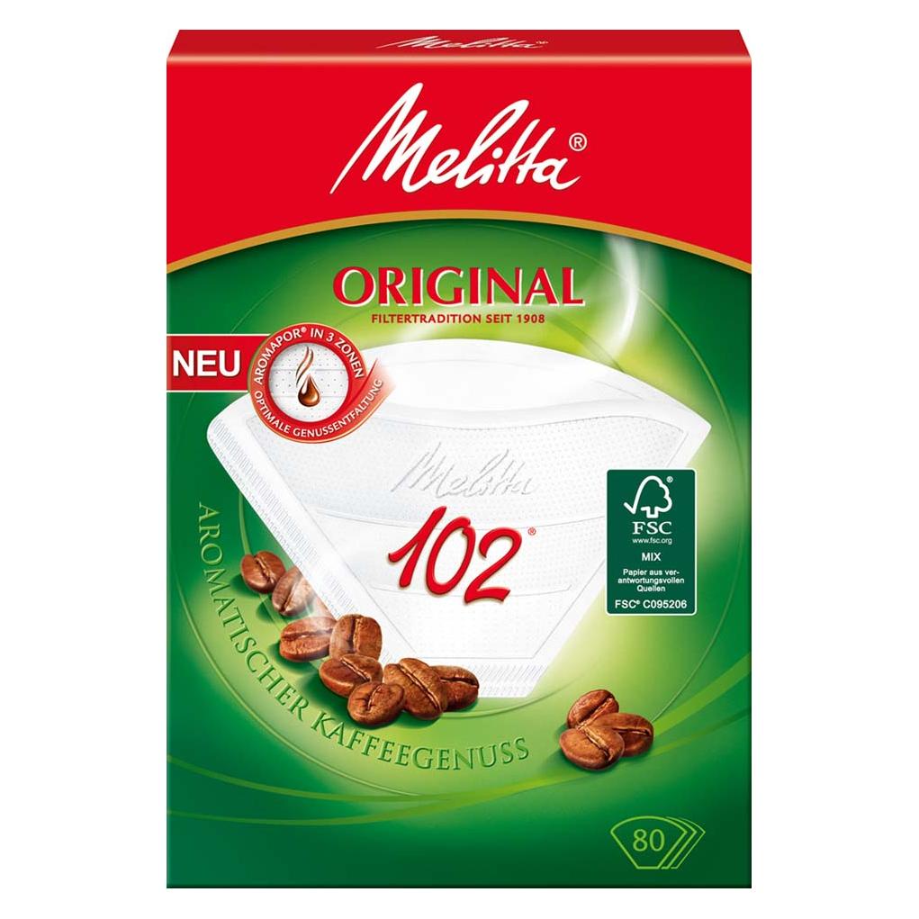 Melitta Aroma Filtertüten 102 80St (206919)