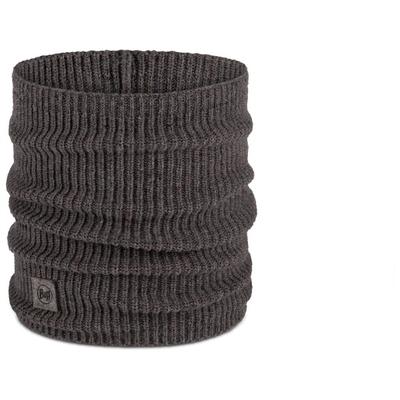 Buff - Knitted Neckwarmer Upcycled Thier - Halstuch Gr One Size grau