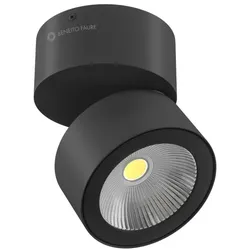 Beneito & Faure Concord Tricolore 14 W runde schwarze verstellbare LED-Wandleuchte