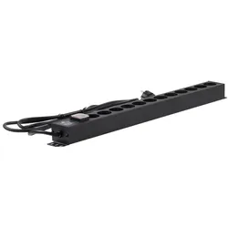 Rockstable 19-12PDU 19", Serverschrank Zubehör, Schwarz