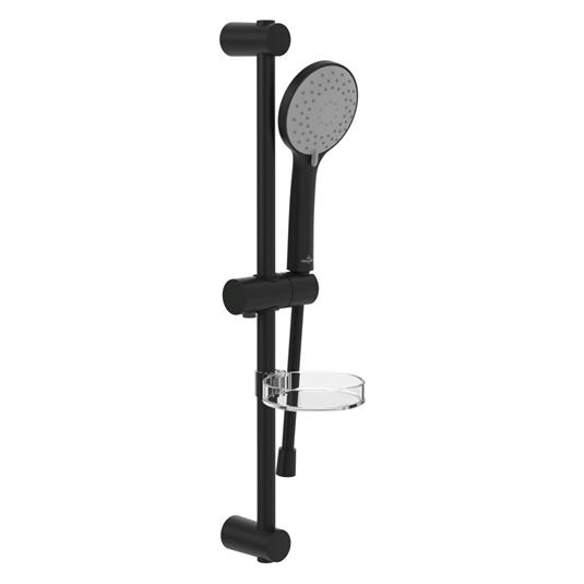 Villeroy & Boch Universal Showers Duschgarnitur mit drei Funktionen für Wandmontage (3 Strahlarten, 8.93 l/min) (TVS109004000K5)