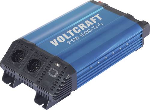 VOLTCRAFT Wechselrichter PSW 1500-12-G 1500W 12 V/DC - 230 V/AC reine Sinuswelle