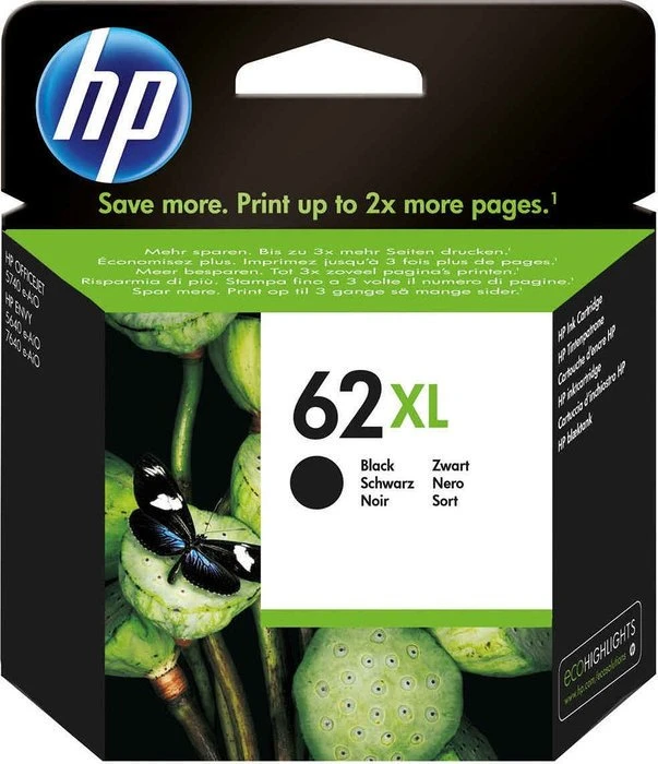 HP Tinte C2P05AE Nr. 62XL schwarz