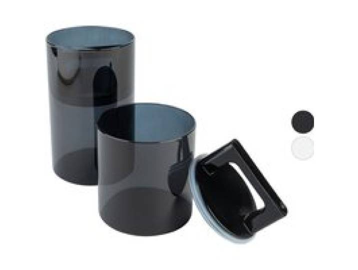 LIVARNO HOME Lot de 2 bocaux avec couvercles hermétiques