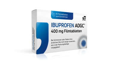 Zentiva Pharma GmbH IBUPROFEN ADGC 400 mg Filmtabletten 10 St 17445309