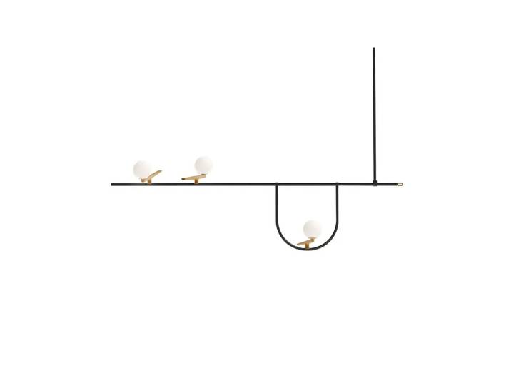 Artemide Lampe suspendue Yanzi S1 laiton noir
