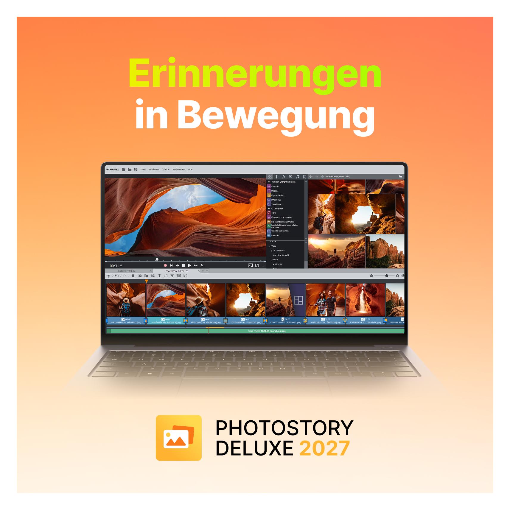 Magix Photostory deluxe 2027 Download Code (1 User, 1 Geräte/User, unbegrenzt) (639191551871)