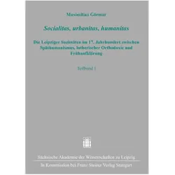 Görmar:Socialitas, urbanitas, humanitas, Fachbücher von Maximilian Görmar