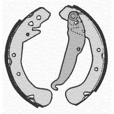 MAGNETI MARELLI Bremsbacke 360219192187 für Opel Vaughall