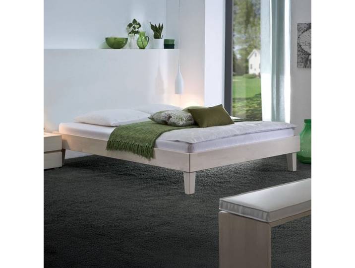 Bett Laredo Komfort Buche Massivholz ohne Kopfteil 180x200cm klassischer Stil