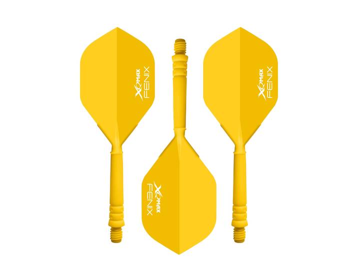 XQMAX Fenix Flight und Shaft 34 mm 3er Set gelb