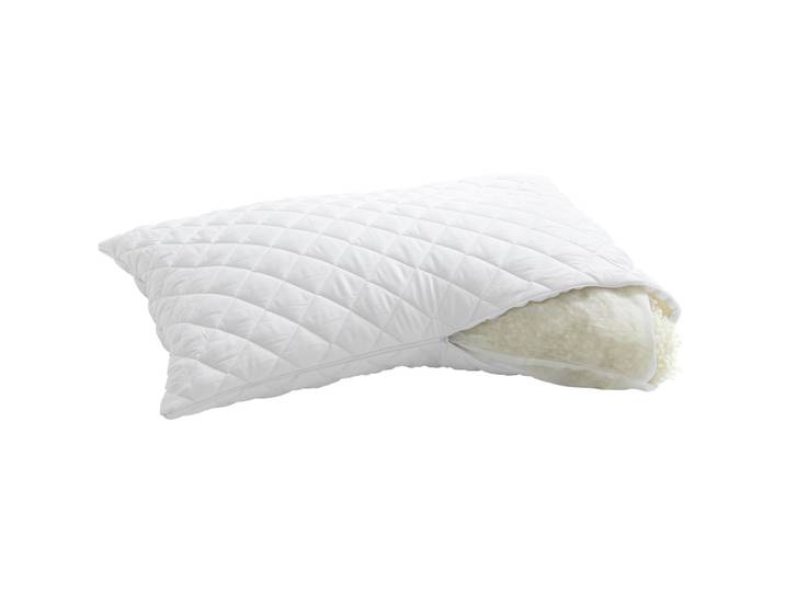 Billerbeck Kissen Sophie weiss Baumwolle/Wolle Schurwolle 65 x 65 cm - Kissen