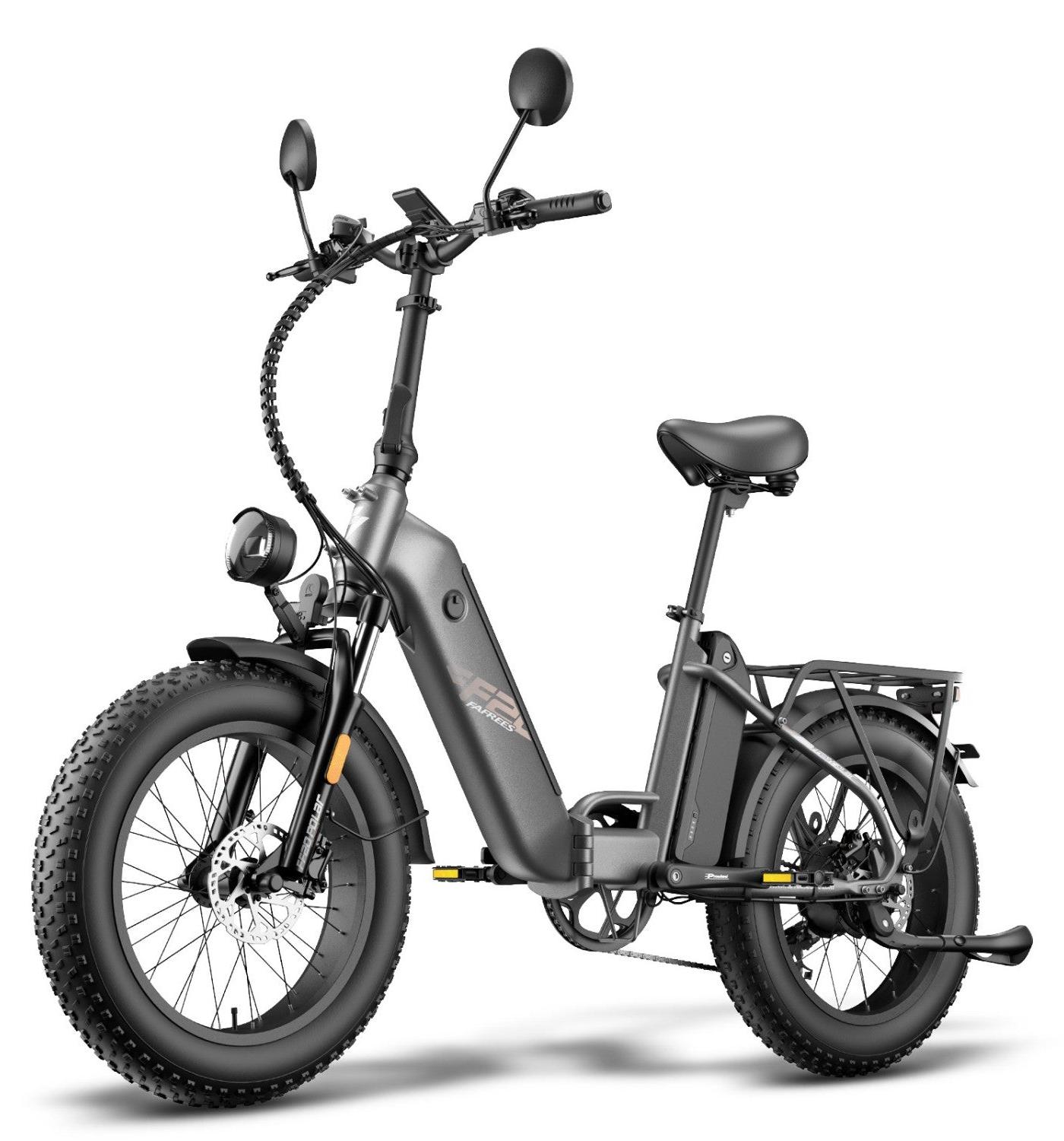 E-Bike FAFREES FF20 Polar - Batterie 48V12*2AH 20" Hydraulische Scheibenbremse - grau