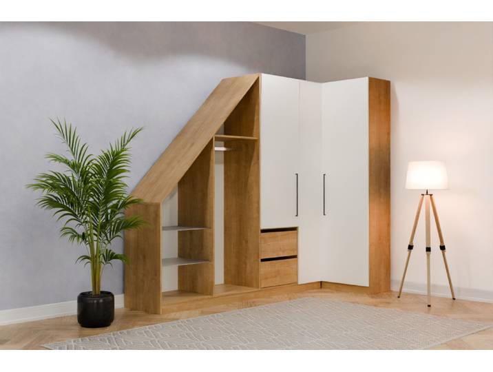 Eckschrank mit Schräge nach Maß - Individuell konfigurieren