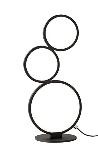 Trio Leuchten Rondo LED tafellamp, zwart, dimbaar met inclusieve LED-lamp
