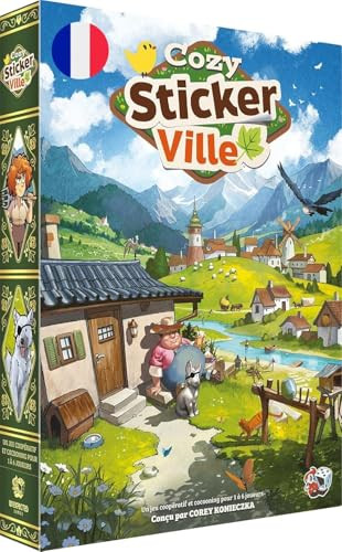 Asmodee Cozy Stickerville Unexpected Games Legacy coöperatief verhaalspel