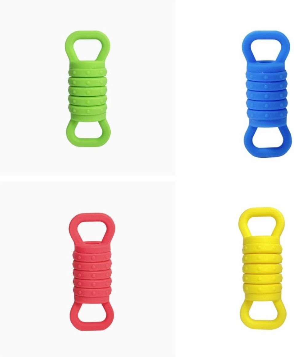 INF Silikon-Finger-Stresslöser (4er-Set) — Weiches elastisches Fidget für Fingerspitzen-Stressabbau, tragbar 10cm x 3.6cm x