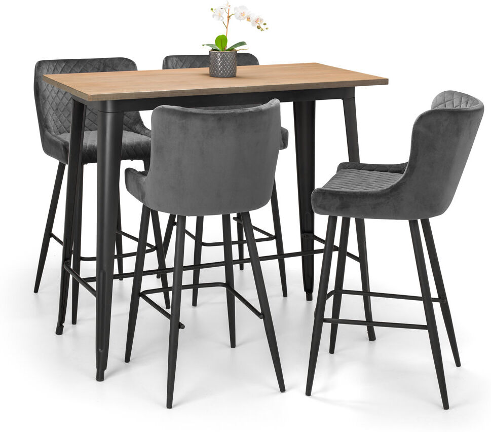 Borough Wharf Ohlone Dining Set Grey 4