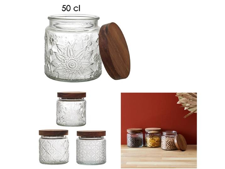 HOME DECO FACTORY Einmachglas SIDRA 0.5L durchsichtig