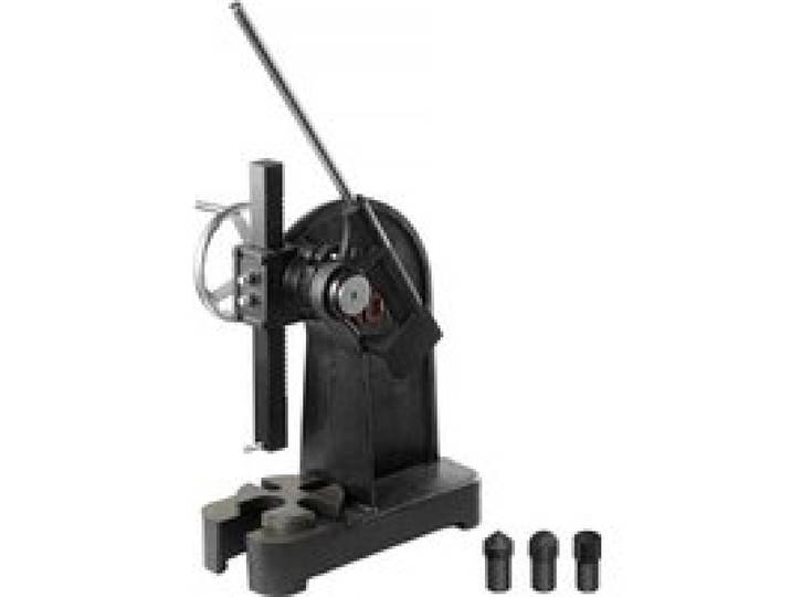 VEVOR Dornpresse, 3 t Ratschen-Dornpresse, Ratschenhebel-Dornpresse mit Handrad, 310 mm Maximale Höhe, Manuelle Desktop-Stanzpresse aus Gusseisen, zum Stanzen, Biegen, Strecken, Formen