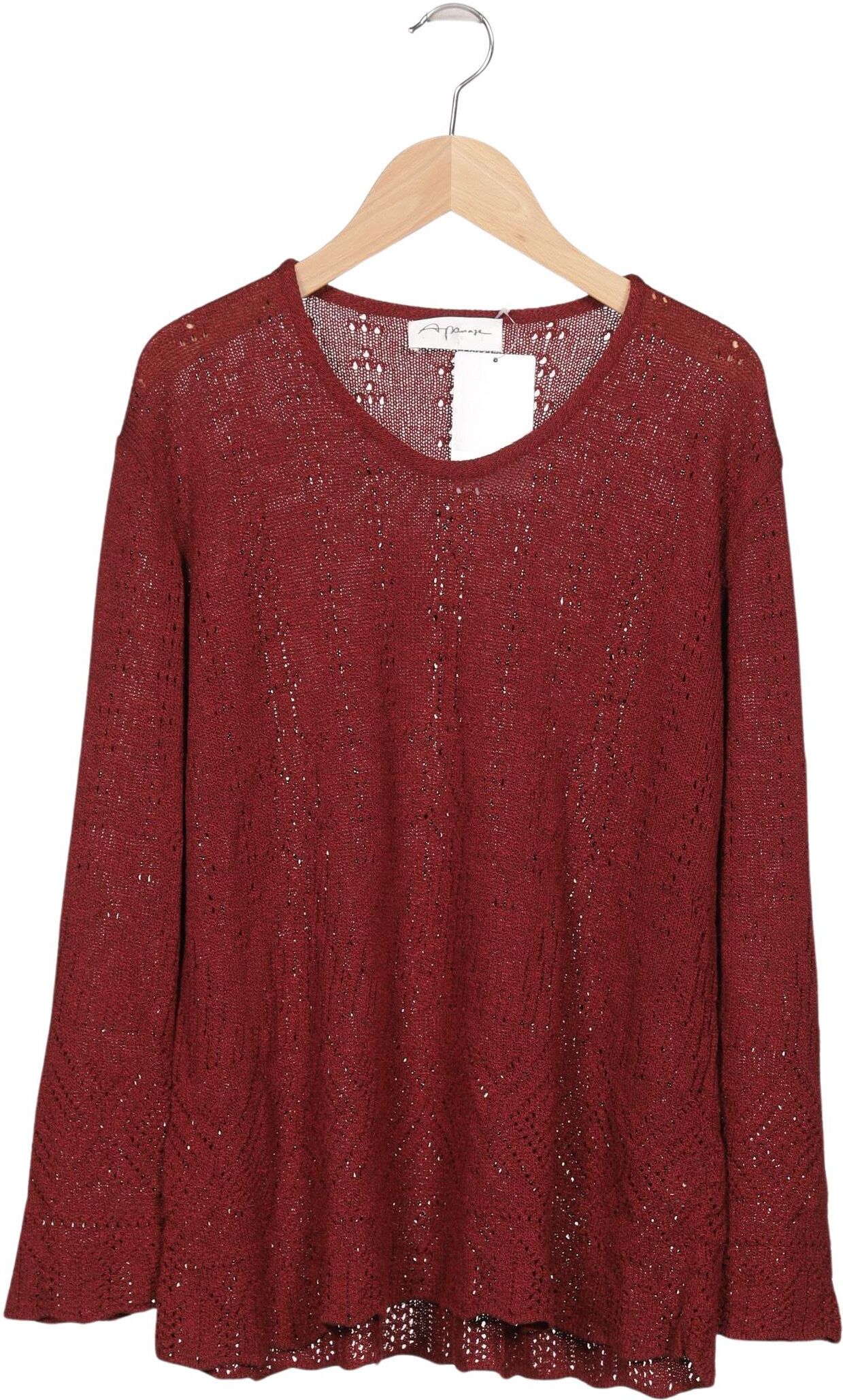 Apanage Damen Pullover, Bordeaux, Gr. L, Synthetik / Viskose - Second Hand
