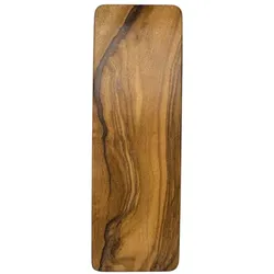Holzhaarspange - breit OIiven natur 8cm