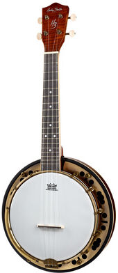 Harley Benton BJU-15Pro Banjo Ukulele Natur Dark Matt