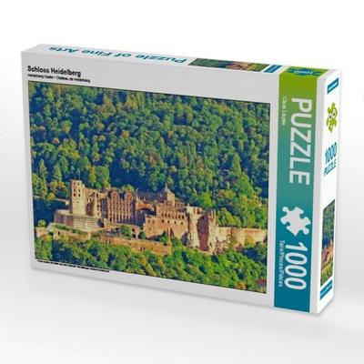 CALVENDO Puzzle Schloss Heidelberg 1000 Teile Puzzle quer | 1000 Teile Lege-Größe 64 × 48 cm Foto-Puzzle für glückliche Stunden