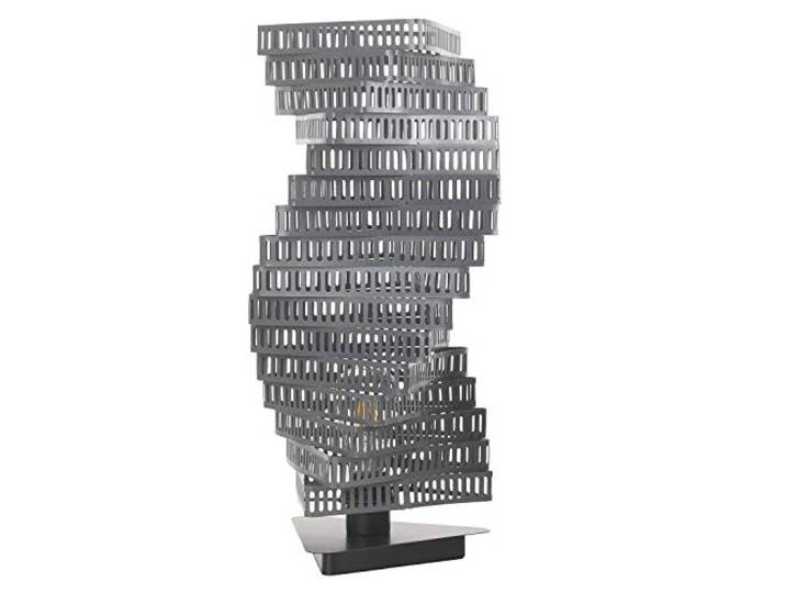 ONLI Lampe de table grande cheminée couleur titane