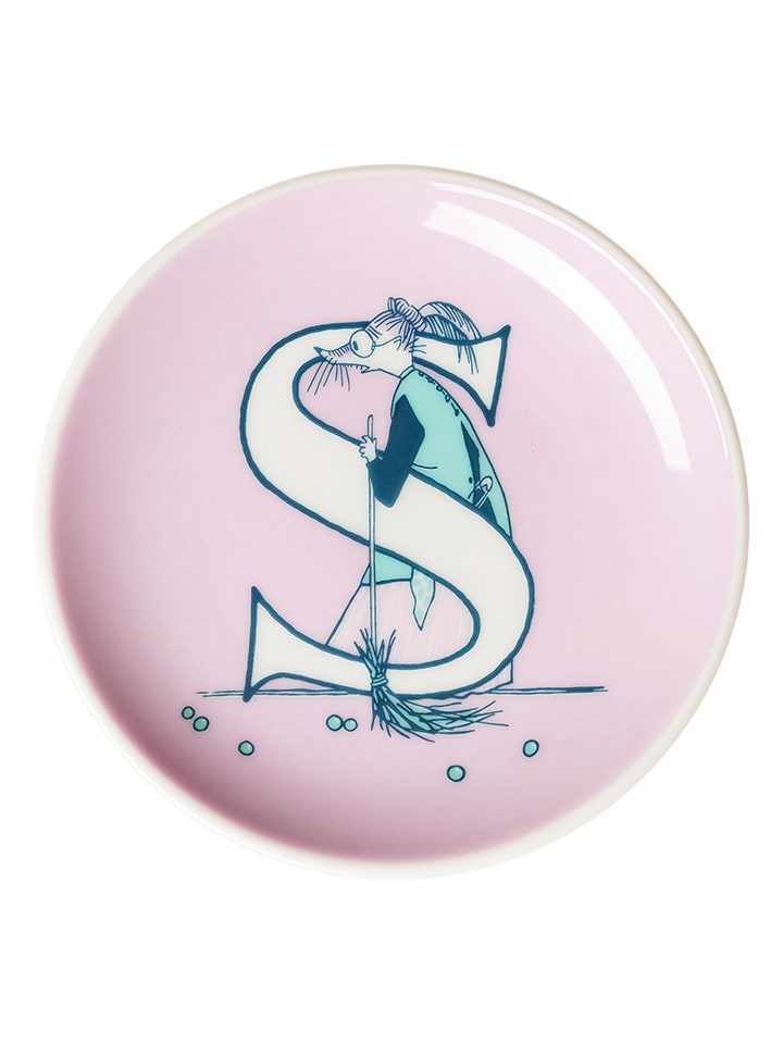 Brotteller "Moomin S" in Rosa - Ø 10,5 cm - onesize