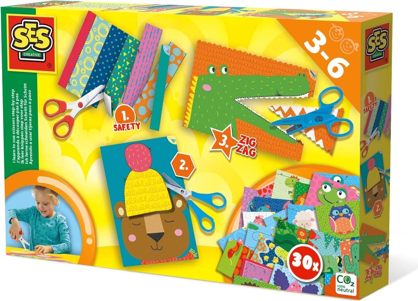 SES Creative I'm learning to cut veilige kinderschaar multicolor