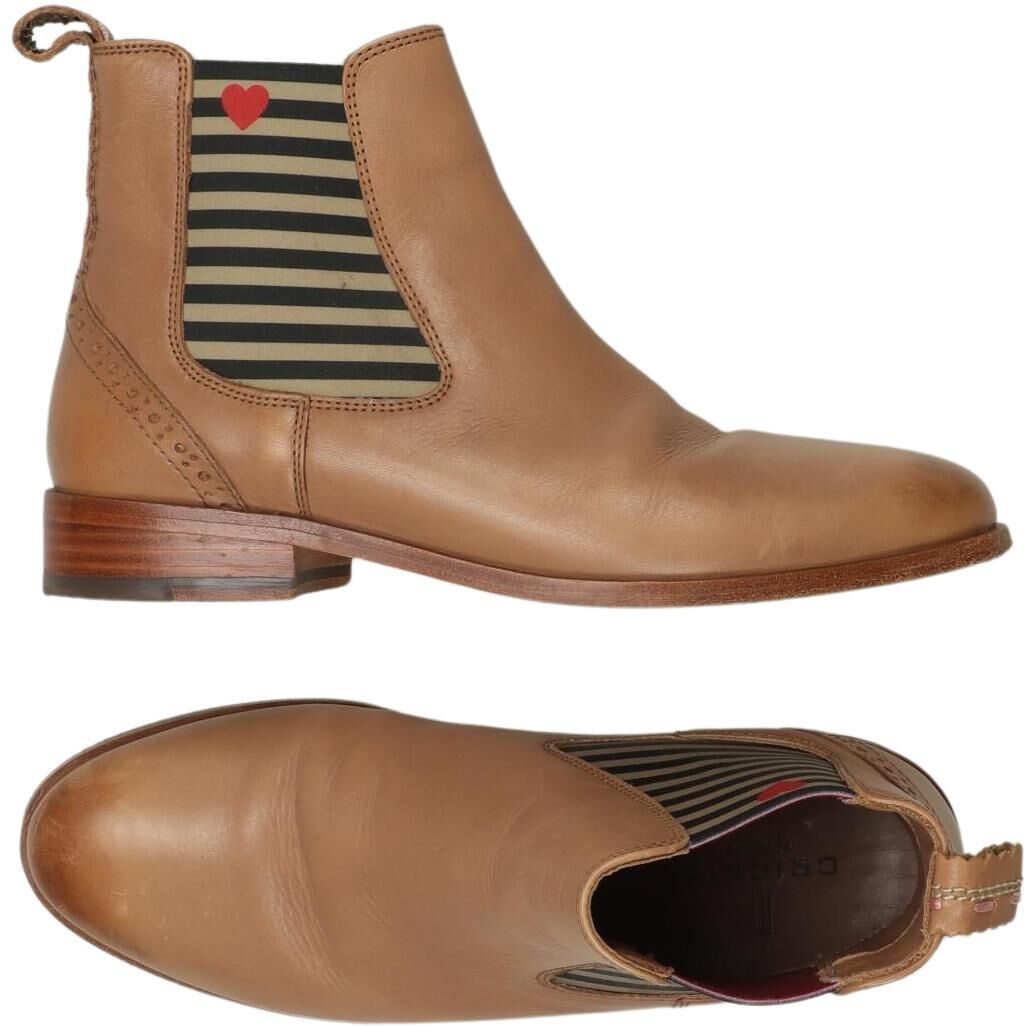 Crick IT Damen Stiefelette, Braun, Gr. EU 36, Leder - Second Hand