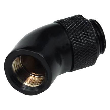 Alphacool HF Winkeladapter 45° drehbar G1/4 AG auf G1/4 IG Deep (17051)