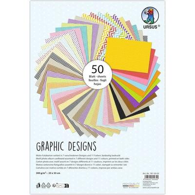 URSUS Basispapiere Motiv Fotokarton, Graphic Designs