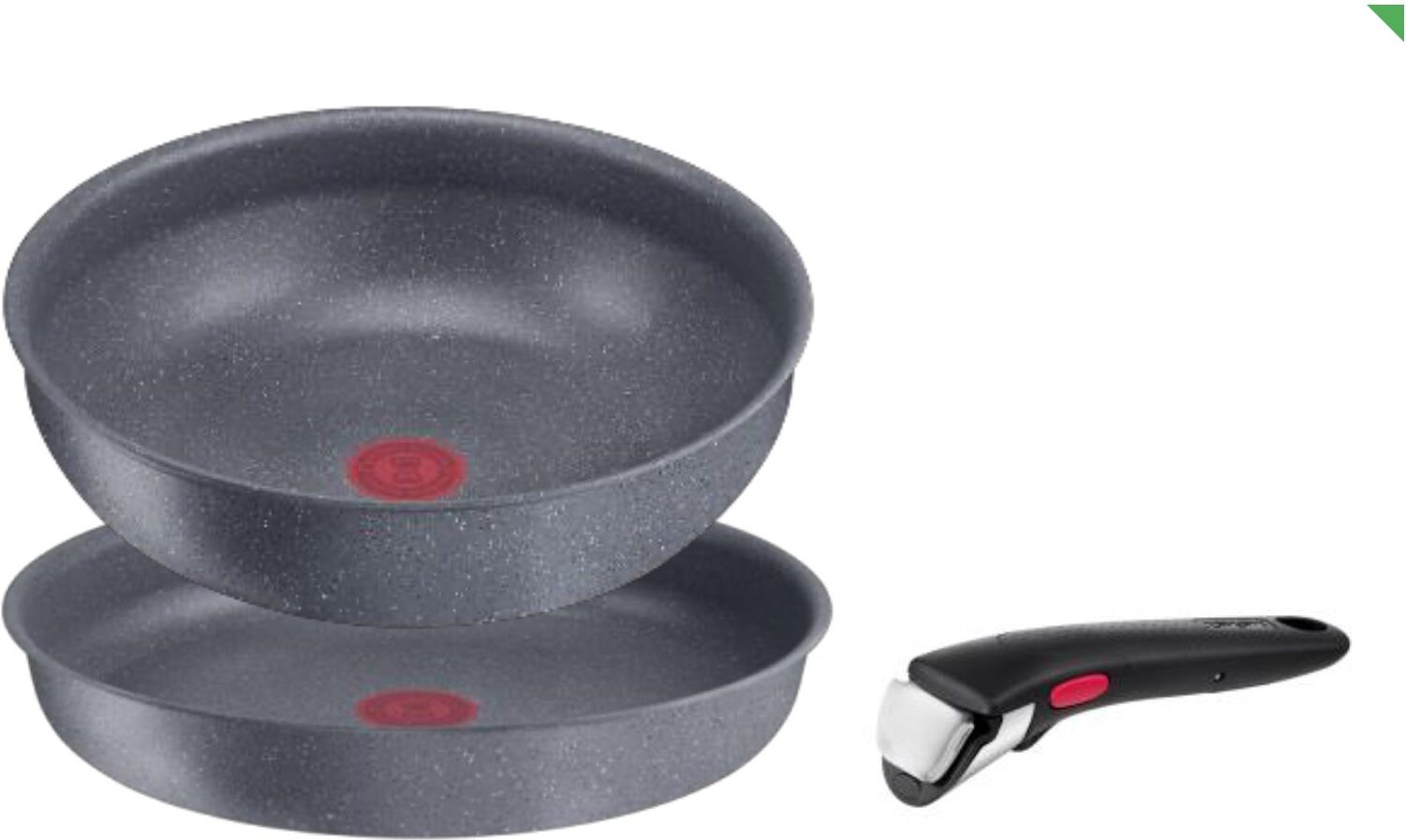 Set padelle Lagostina 012164600103 INGENIO MINERALIS manico amovibile