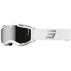 Shot, Motorradhelm Zubehör, IRIS 2.0 TECH Brille glanz silber-Glas silber versp.