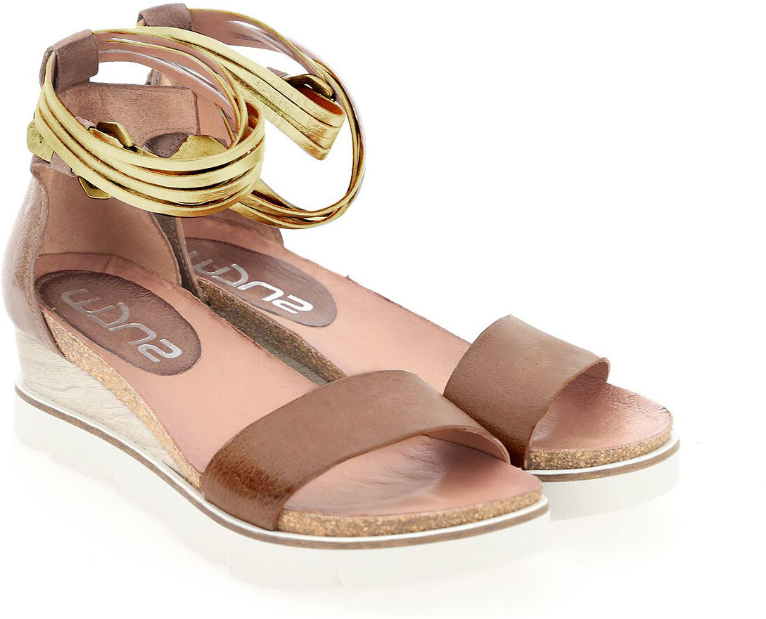 MJUS Sandales compensées en cuir