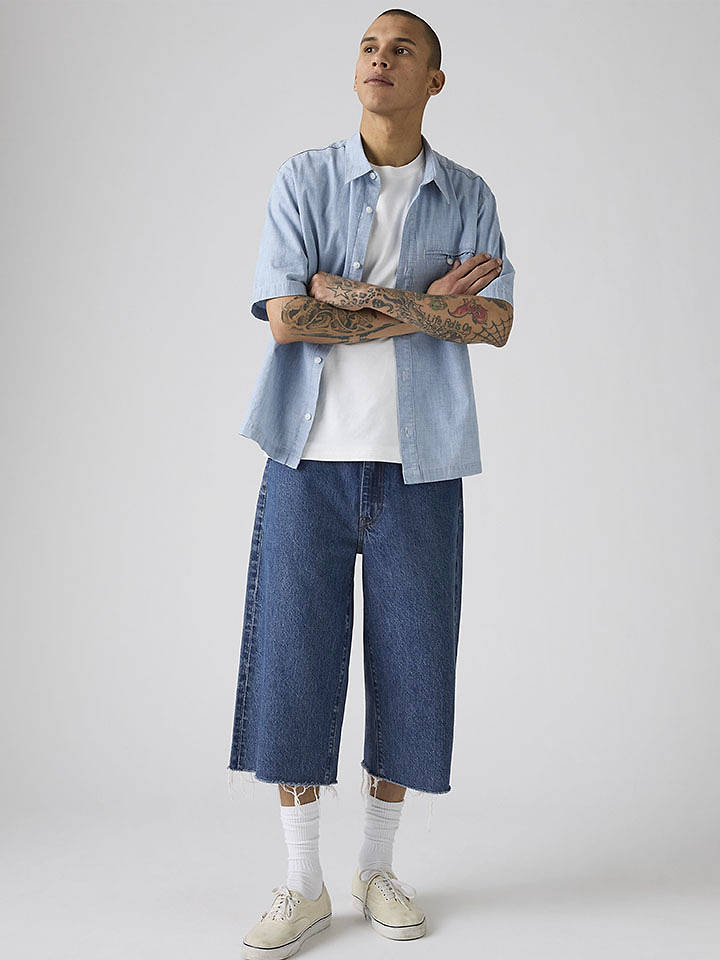 Levi's Jeans-Shorts "478" in Blau - W31