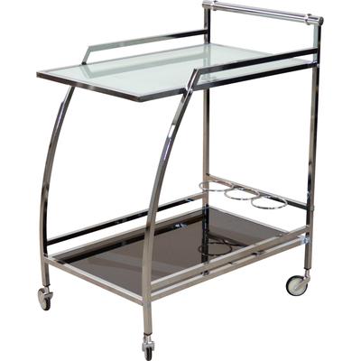 Bartisch INOSIGN, silber (silberfarben, silberfarben, milchglas, 81), B:64cm H:81cm T:43cm, Tische, Bartisch