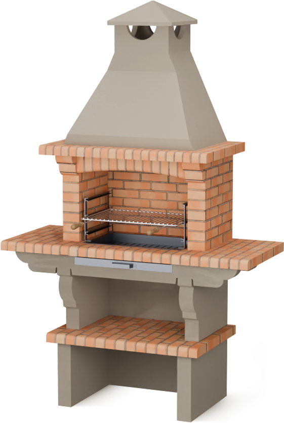 My-Barbecue Barbacoa Fija de Ladrillo AV314F
